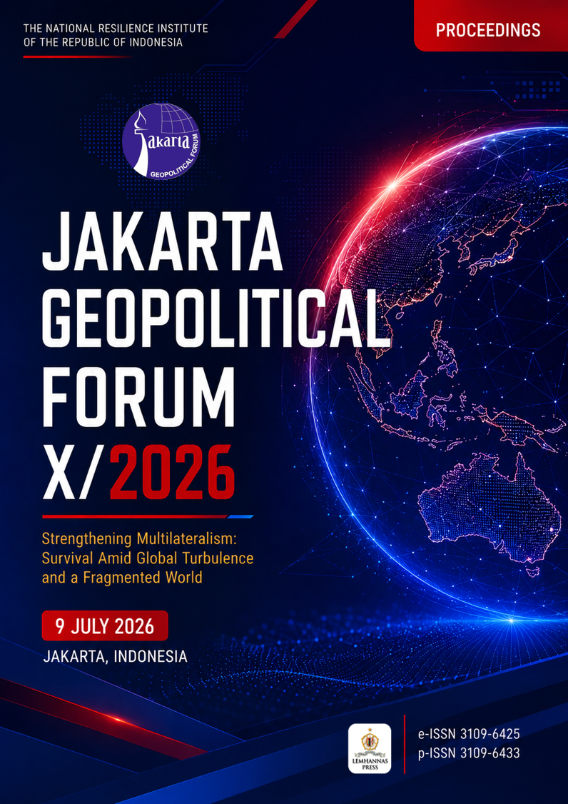                     View Vol. 10 No. 1 (2026): Proceedings of the 10th Jakarta Geopolitical Forum (JGF X)
                